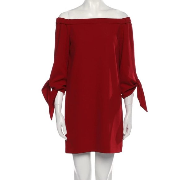 TIBI Off-The-Shoulder Mini Dress Size: XS | US 2 - Picture 1 of 3